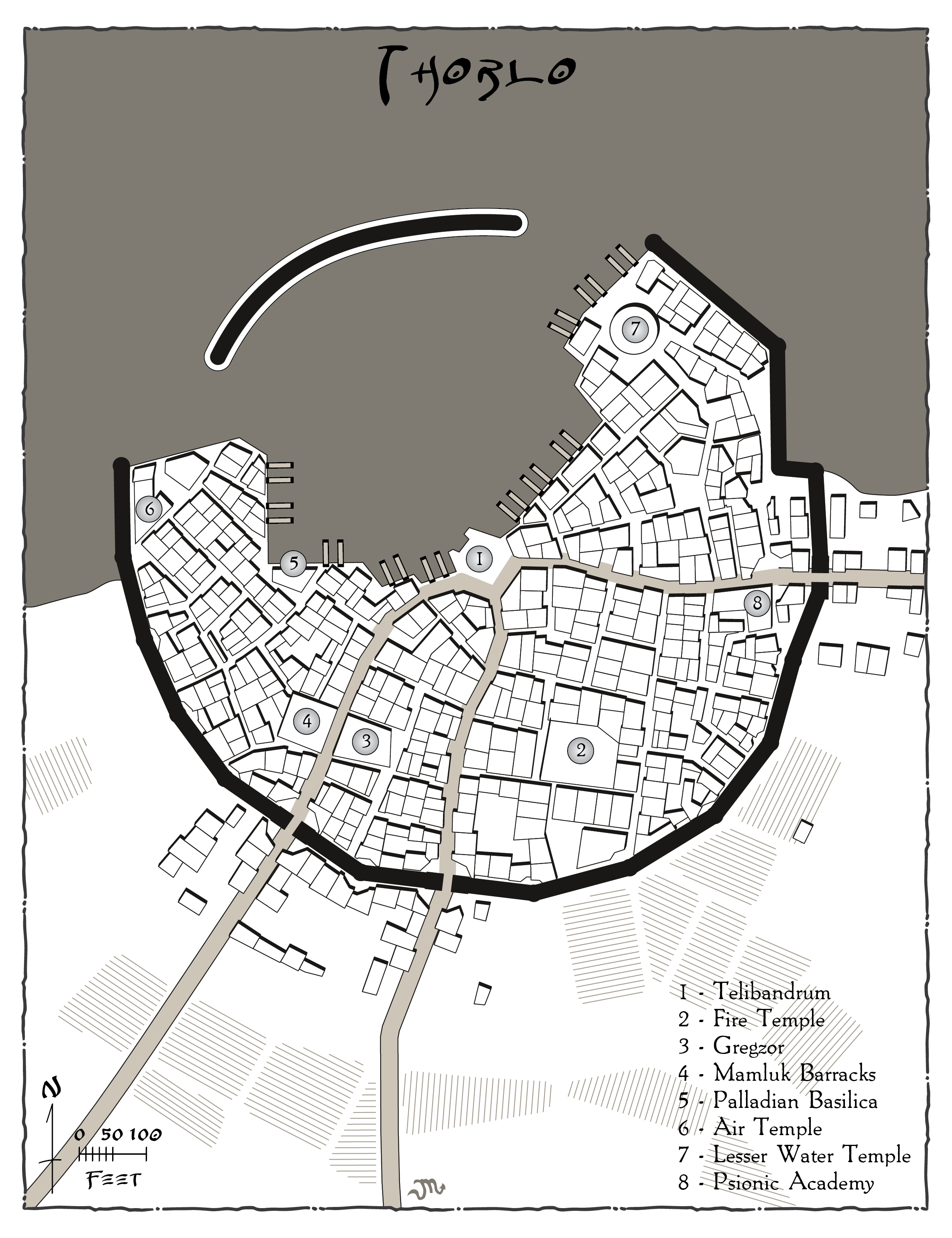 A map of Thorlo